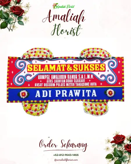 Papan Bunga Ucapan Selamat Bejiarum